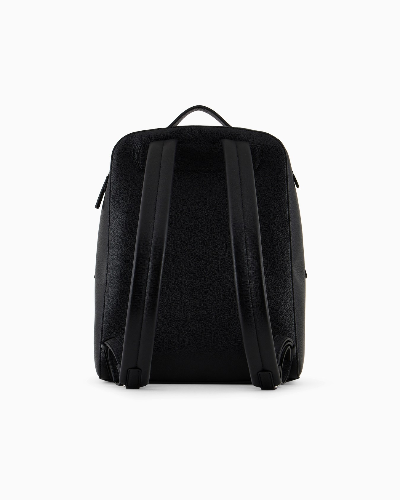 Round leather backpack Slide 2