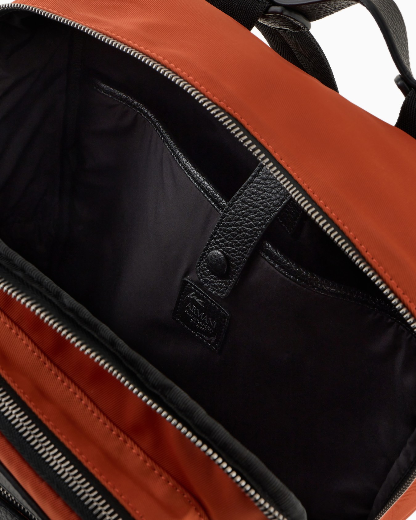 ASV nylon and pebbled-leather backpack Slide 3