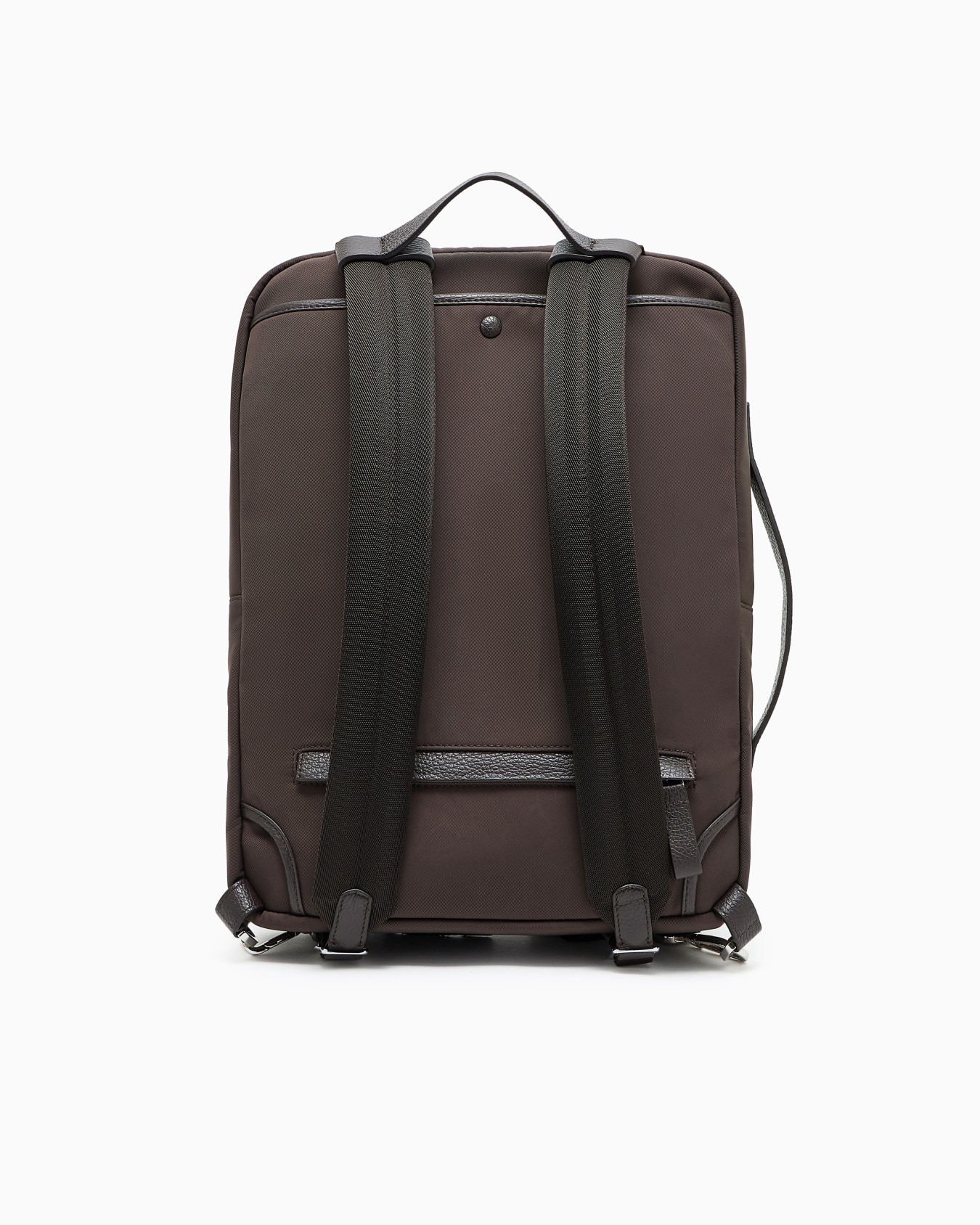 ASV nylon and pebbled-leather backpack Slide 2