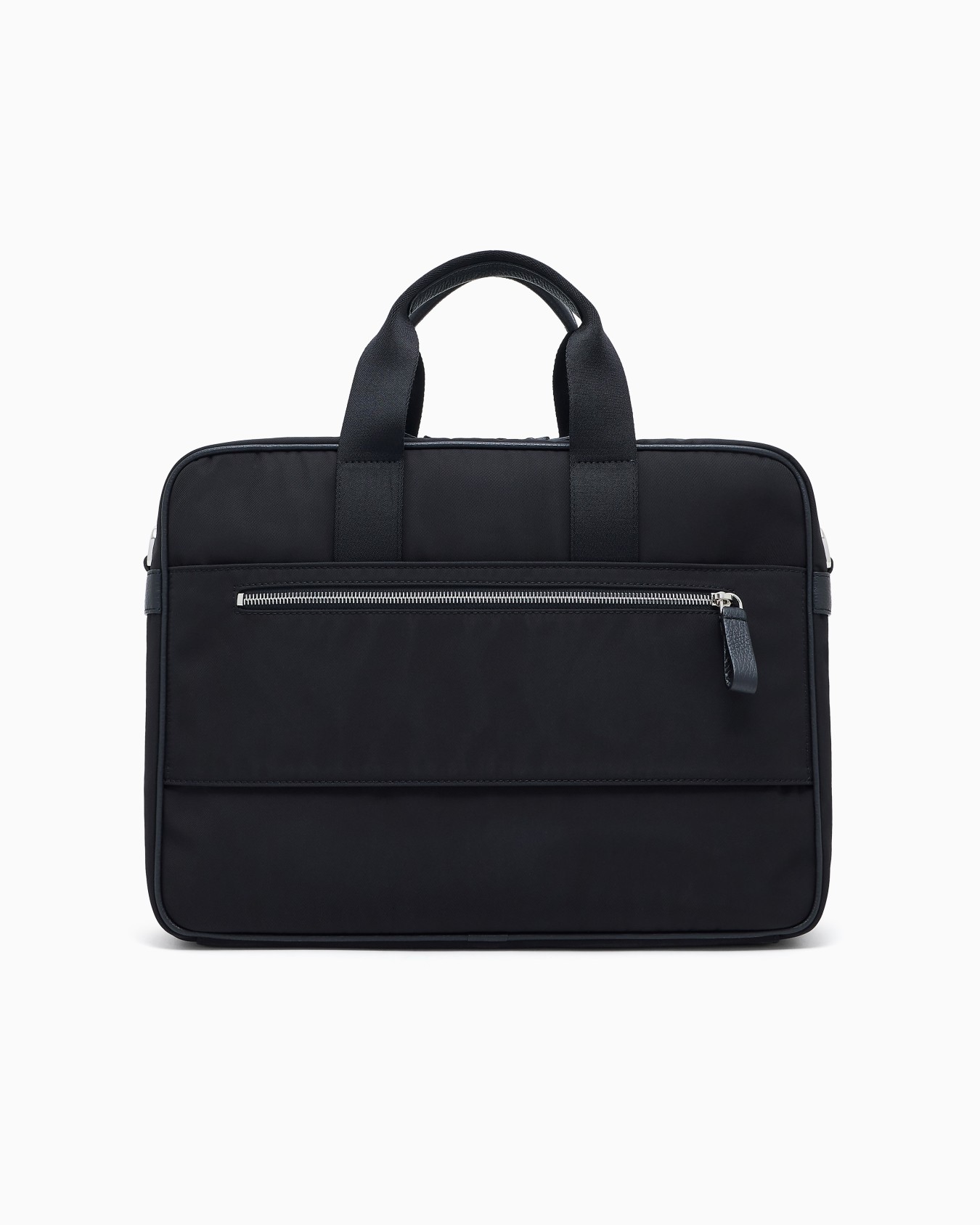 Briefcase in nylon e pelle granata ASV Slide 2