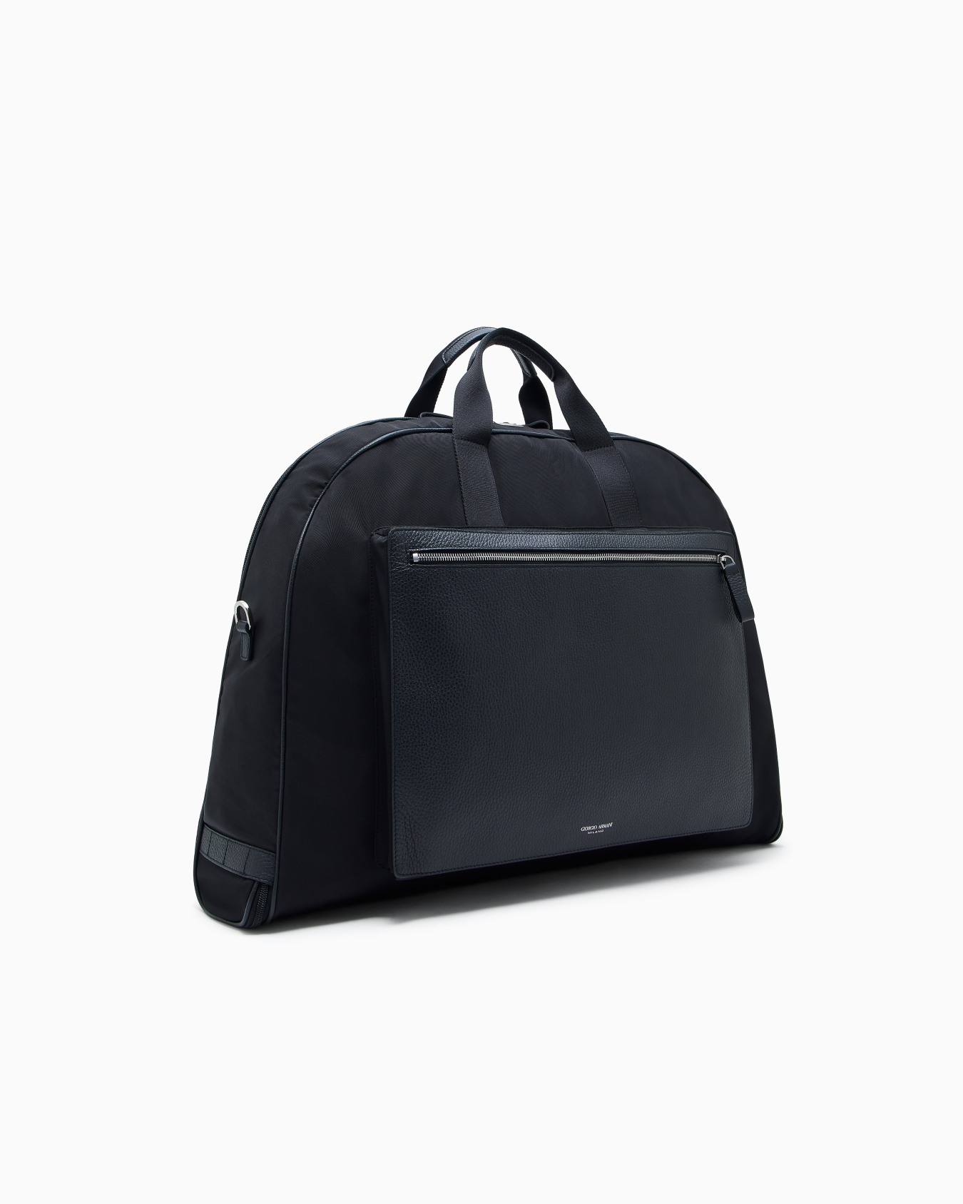 Housse pour vêtements en nylon écologique et cuir grainé ASV Diapositive 1