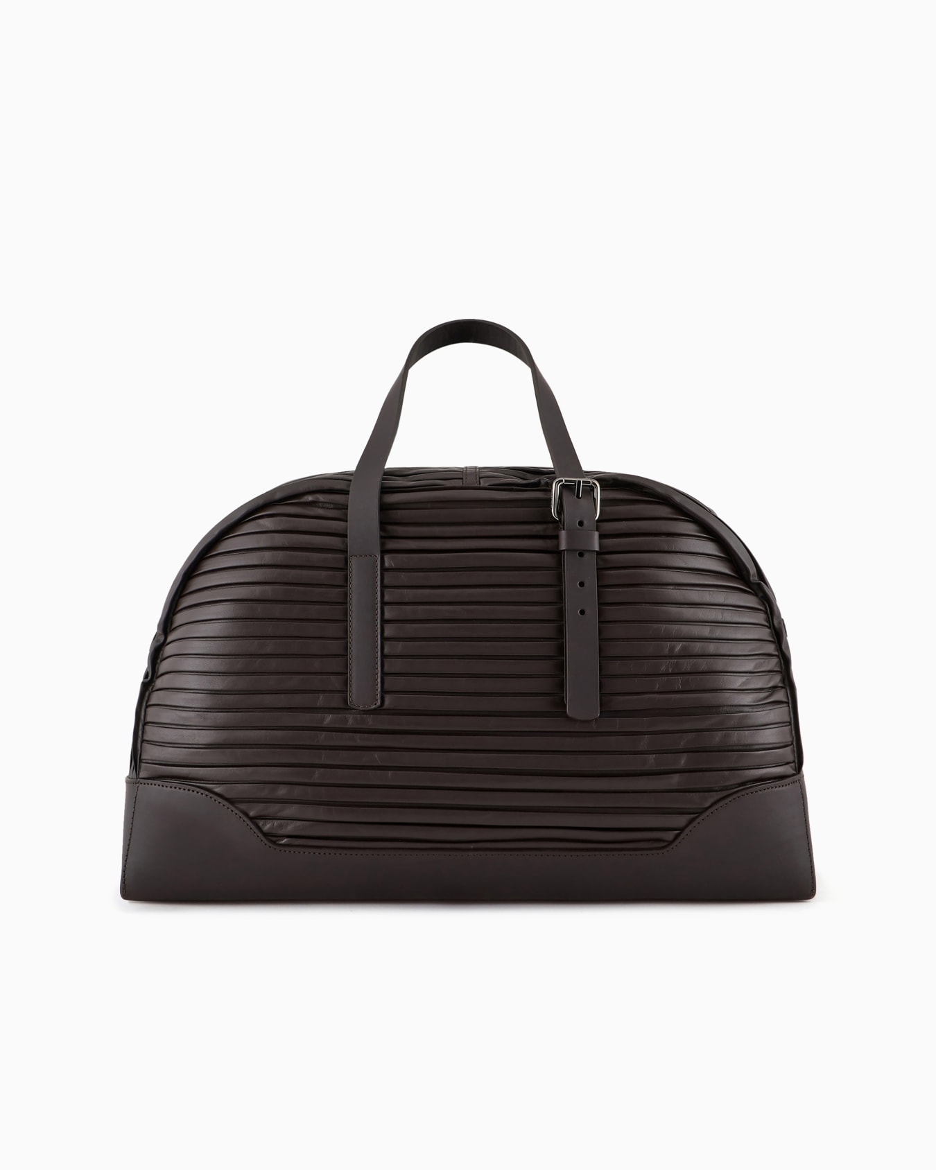 Pleated nappa-leather duffel bag Slide 0