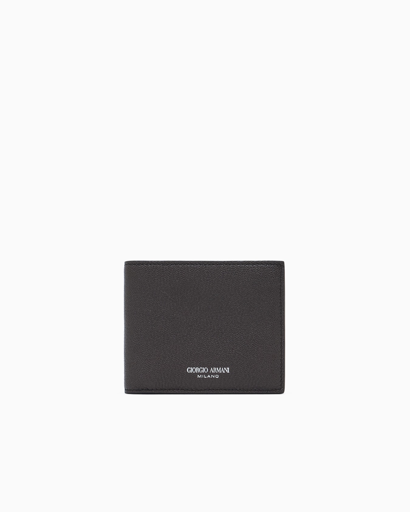 Bifold leather wallet Slide 0