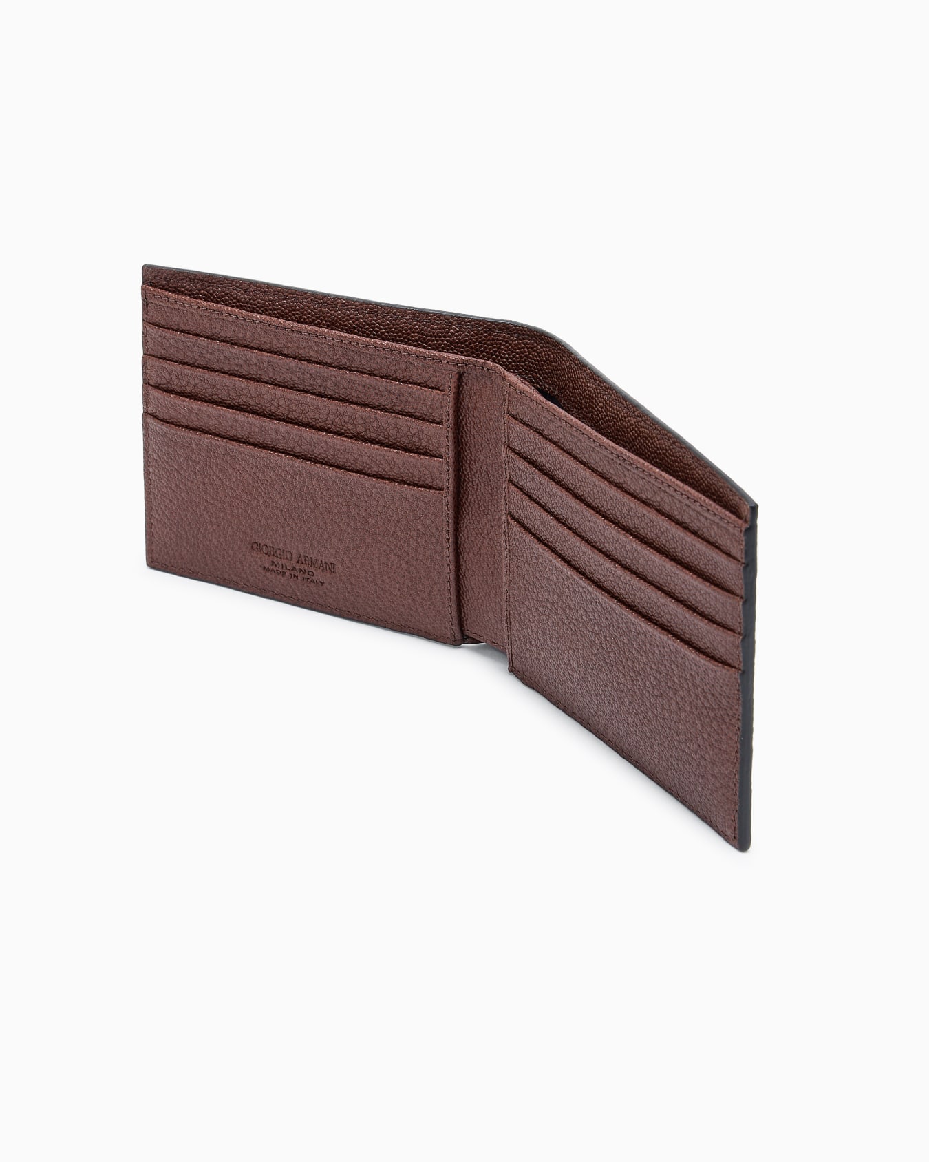 Bifold leather wallet Slide 3