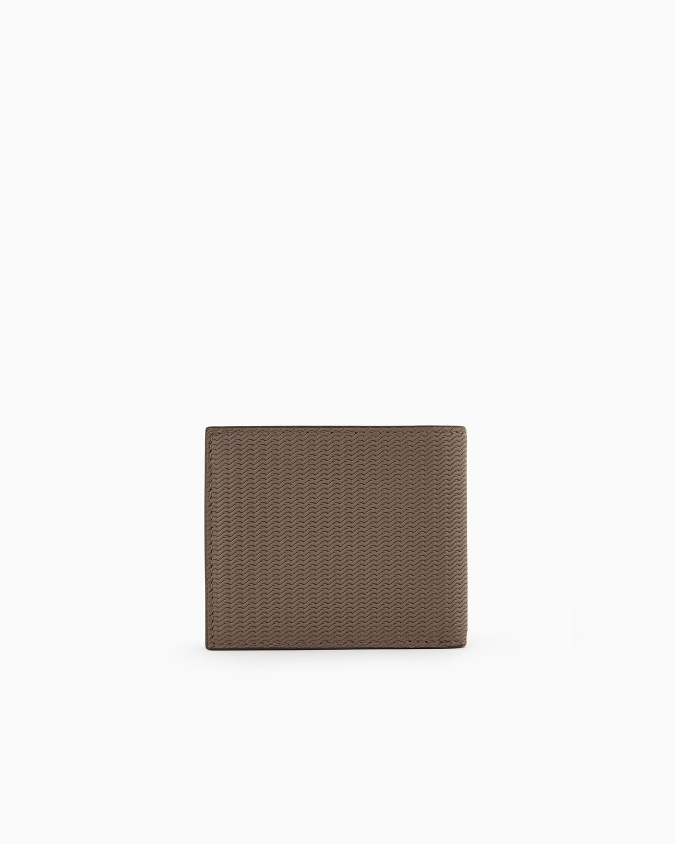 Bifold wallet in embossed leather Slide 1