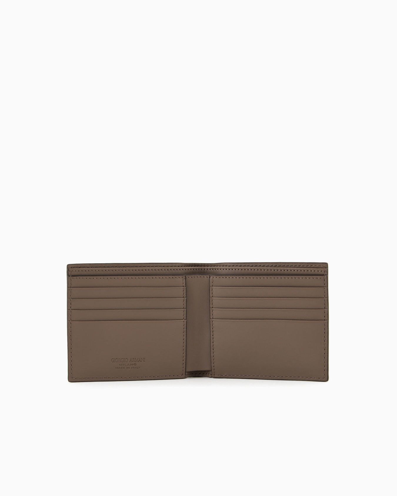 Bifold wallet in embossed leather Slide 2