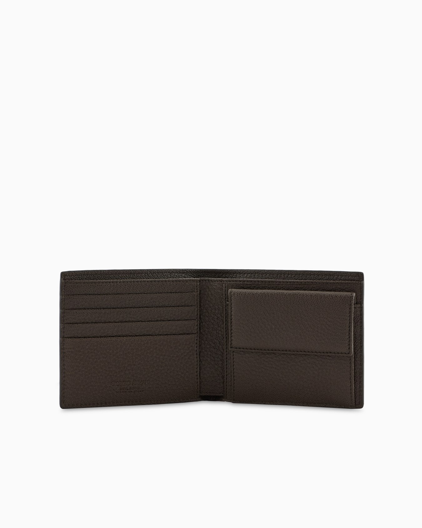 Printed leather wallet Slide 2