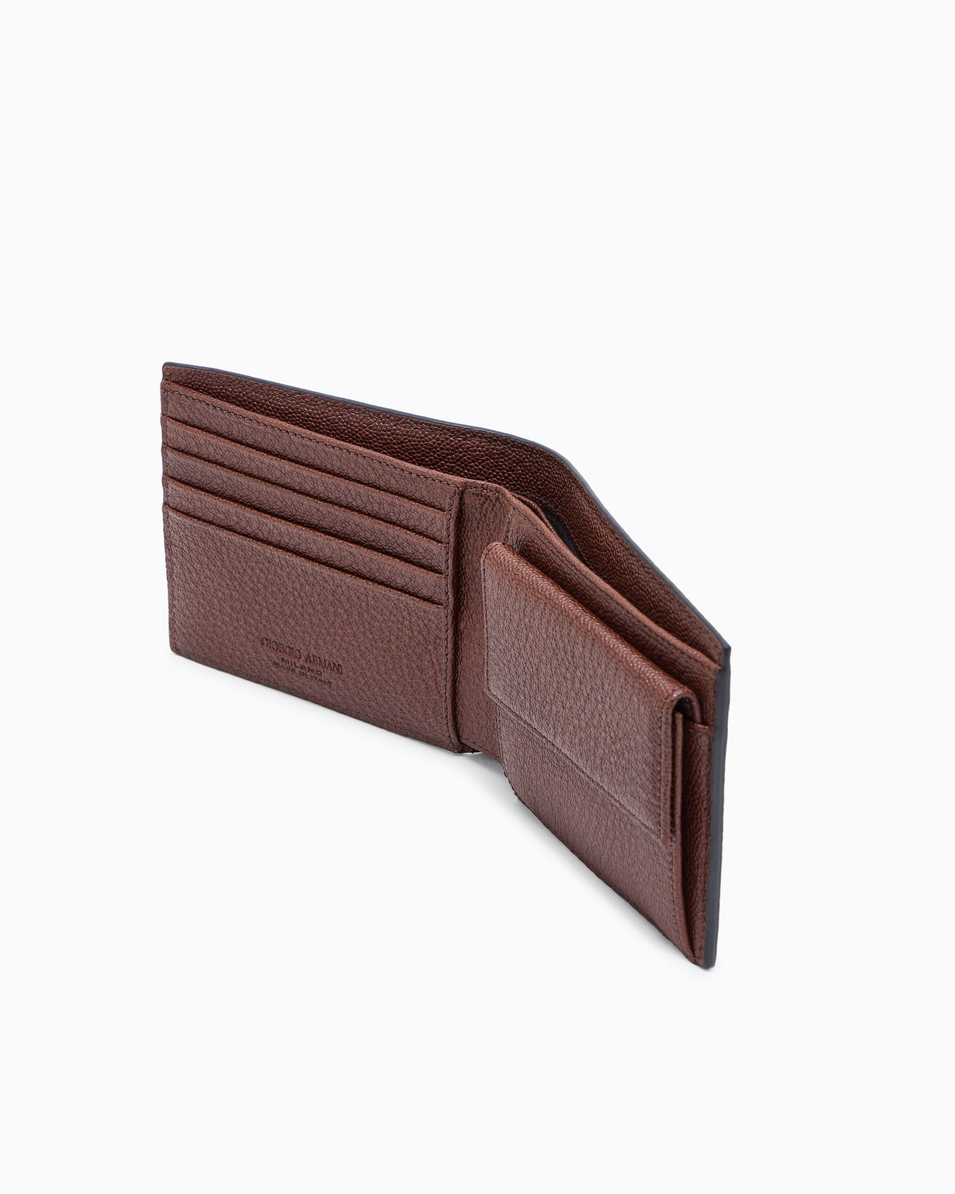 Printed leather wallet Slide 3