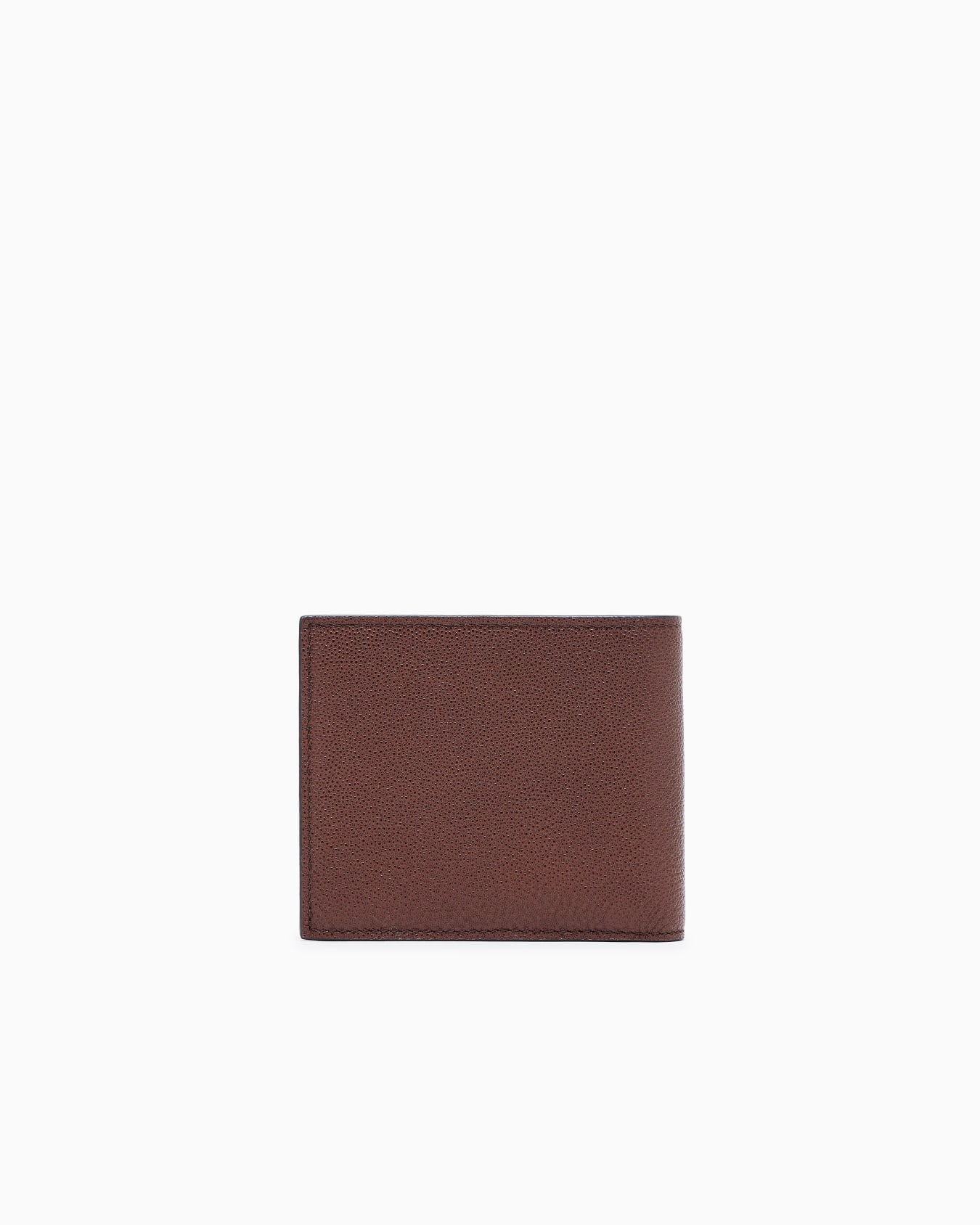 Printed leather wallet Slide 1