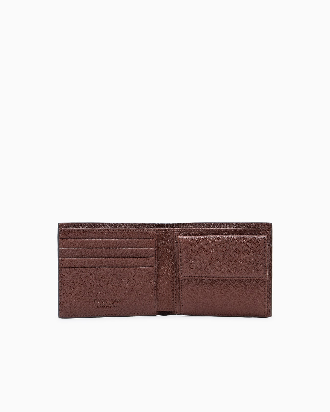 Printed leather wallet Slide 2