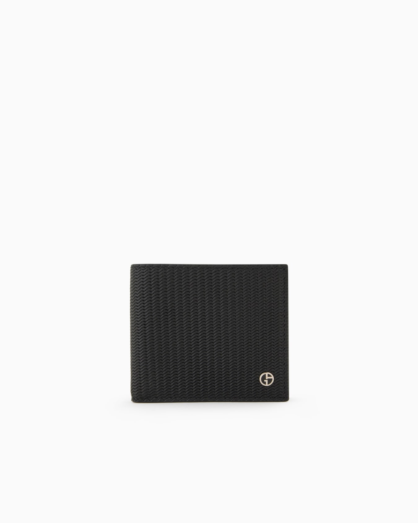 Bifold-Portemonnaie aus bedrucktem Leder Folie 0