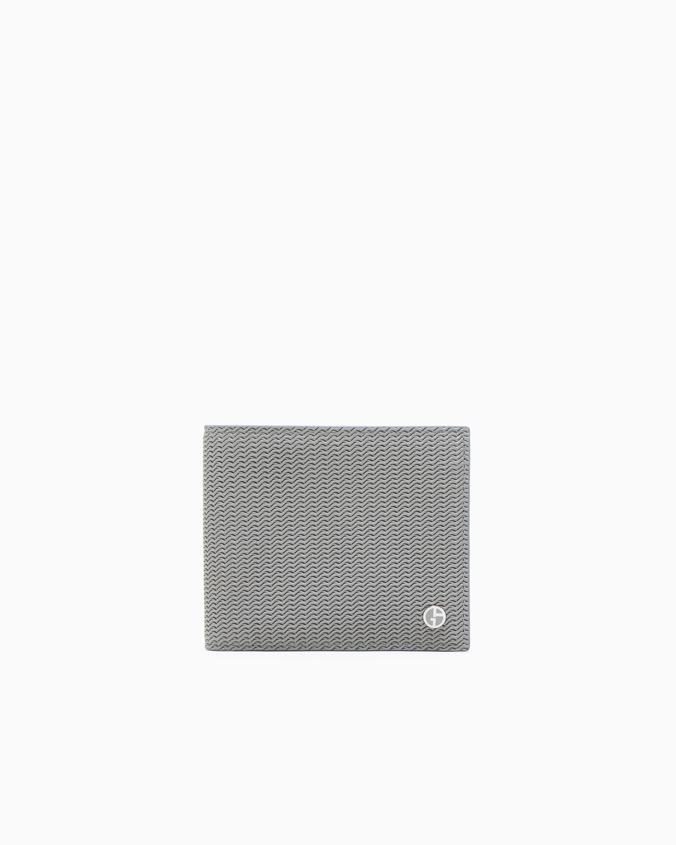 Bifold-Portemonnaie aus bedrucktem Leder Folie 0