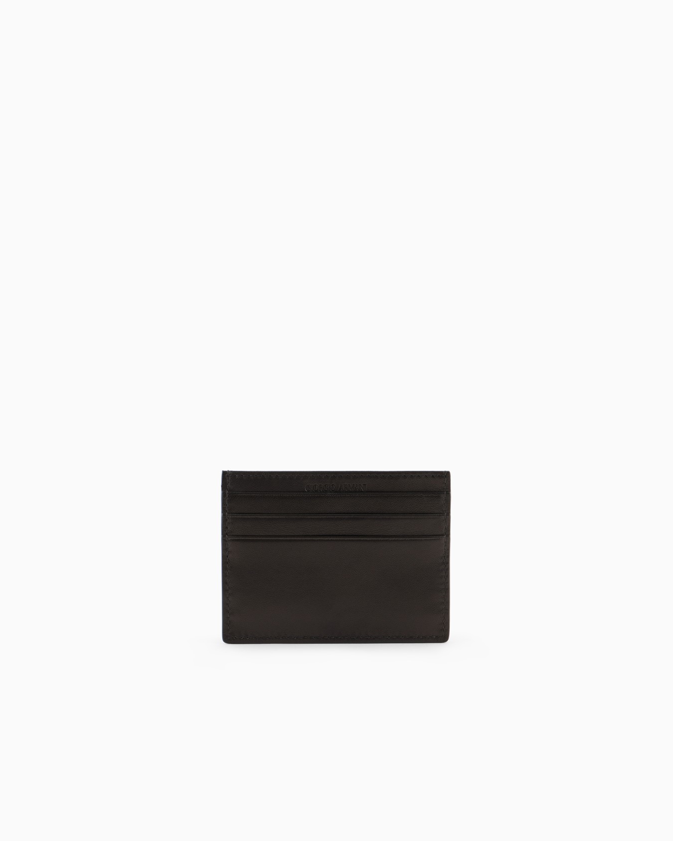 Nappa leather card holder Slide 1