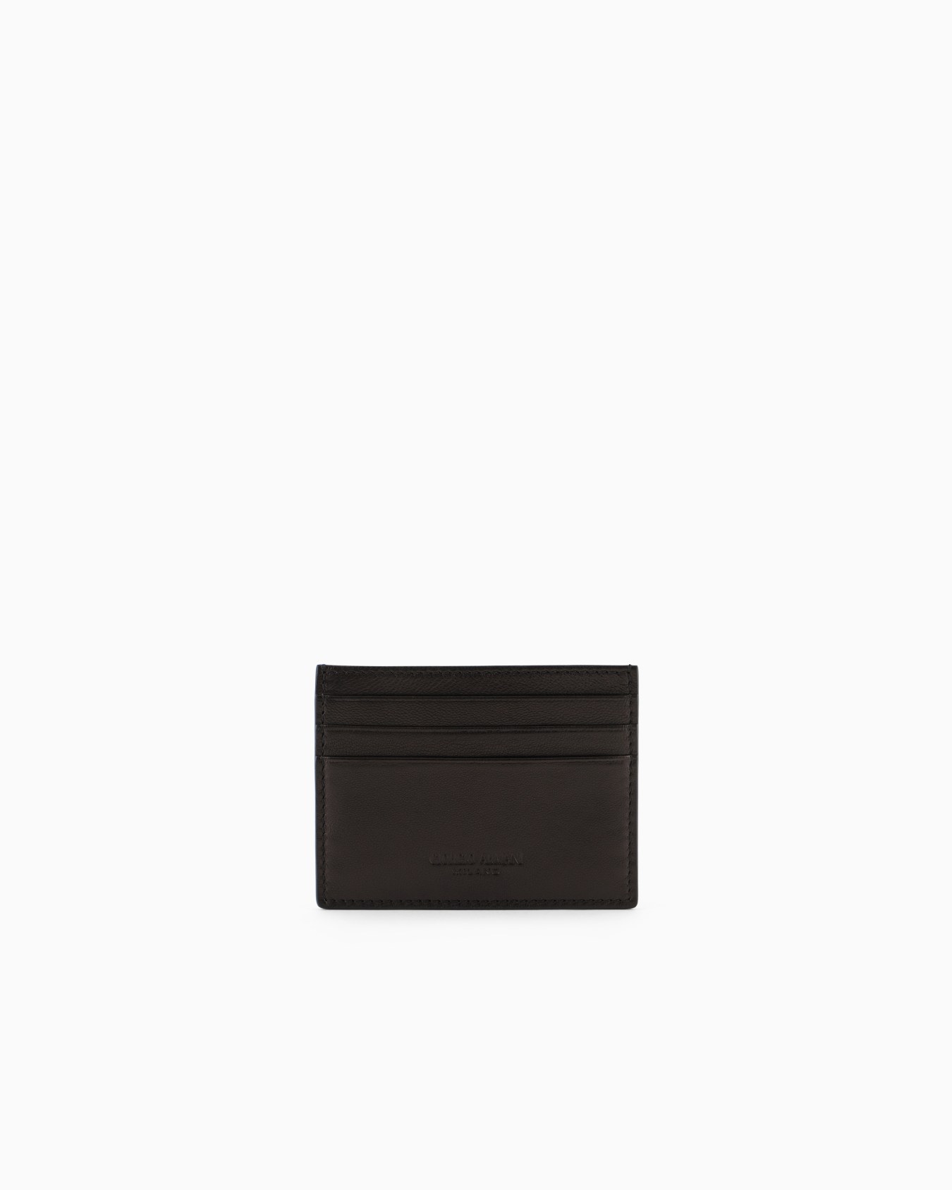 Nappa leather card holder Slide 0