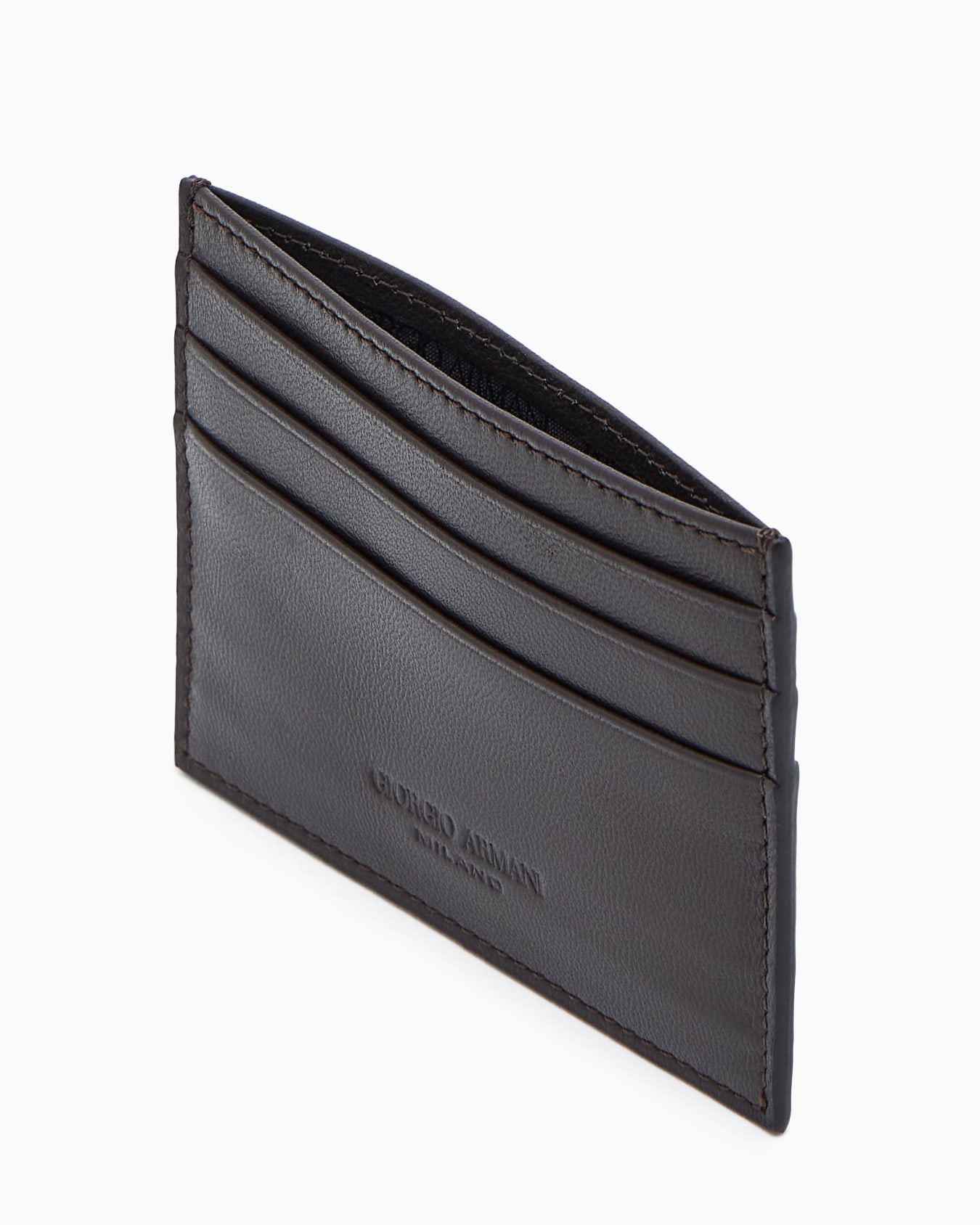 Nappa leather card holder Slide 2