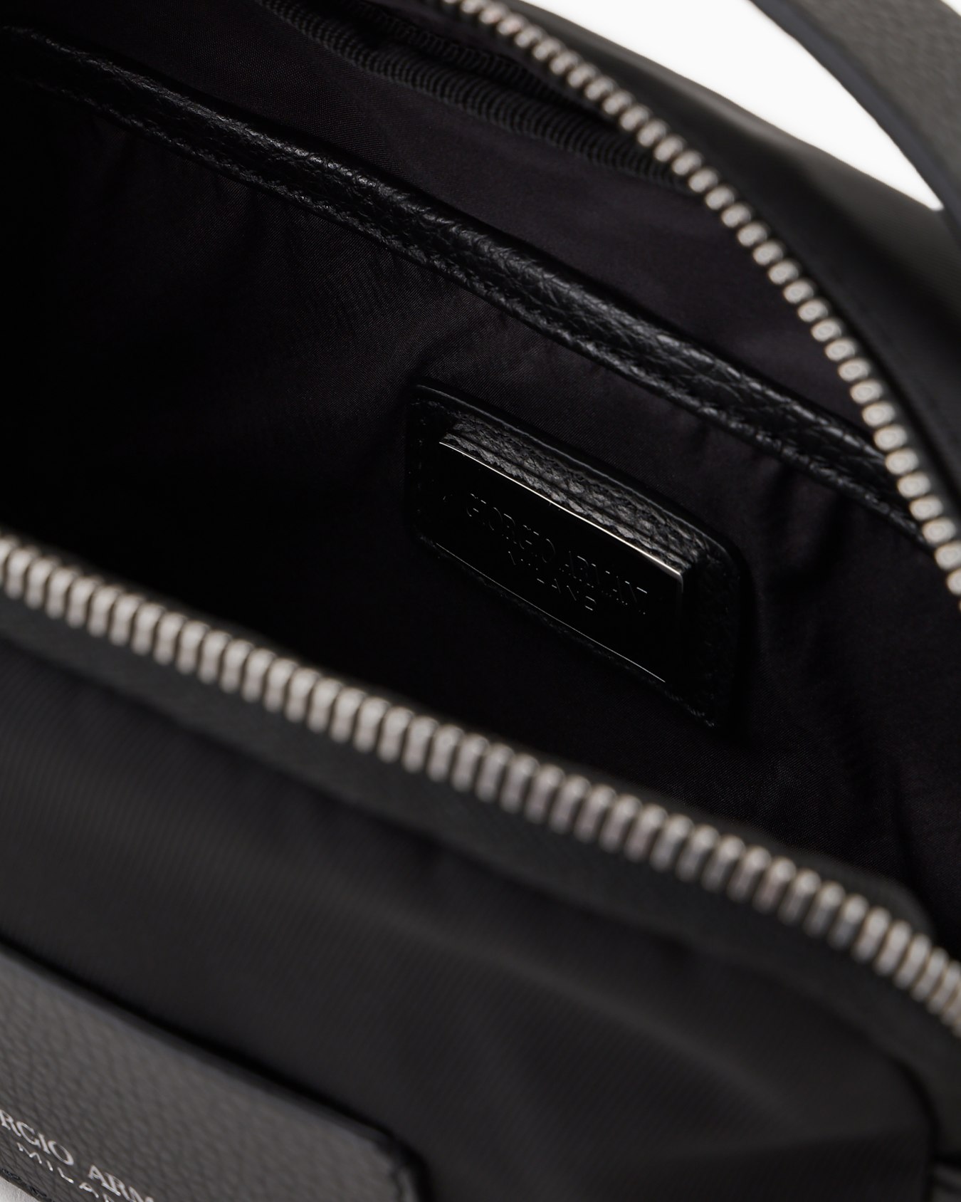 ASV mini crossbody bag in nylon and leather Slide 3