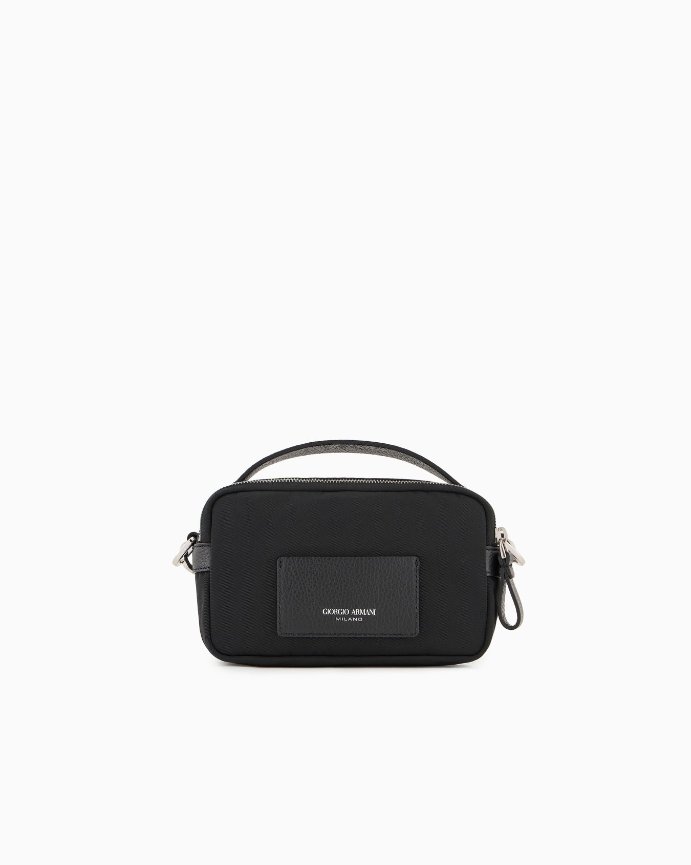 ASV mini crossbody bag in nylon and leather Slide 0