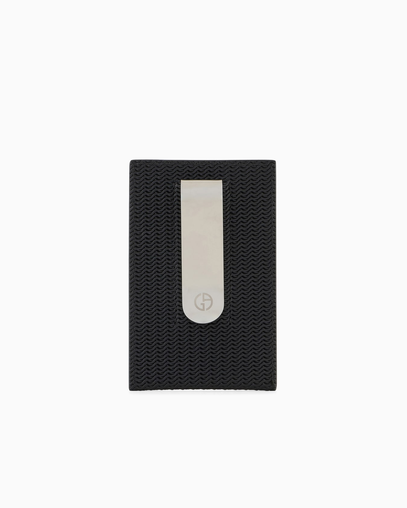Card holder in embossed leather Slide 1