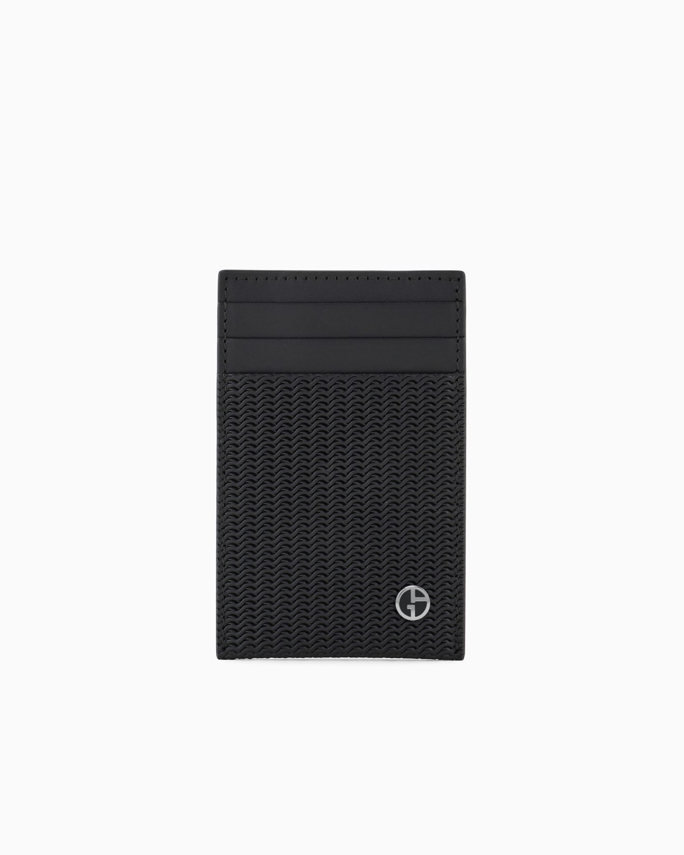 Card holder in embossed leather Slide 0