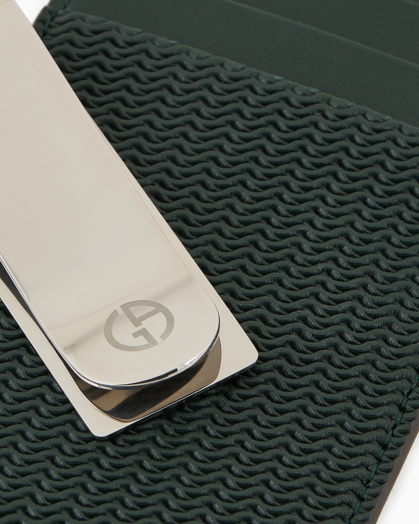 Card holder in embossed leather Slide 2