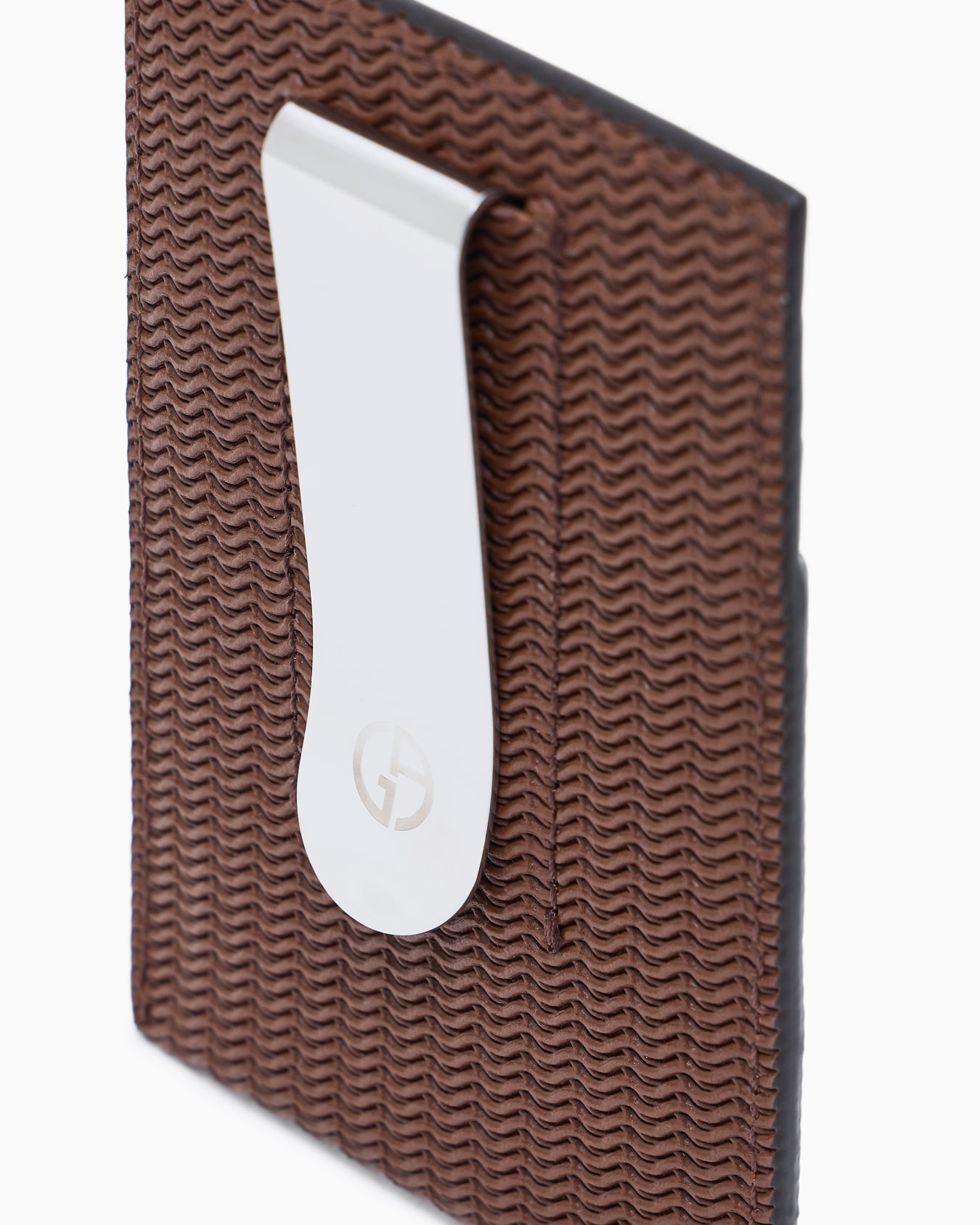 Card holder in embossed leather Slide 2