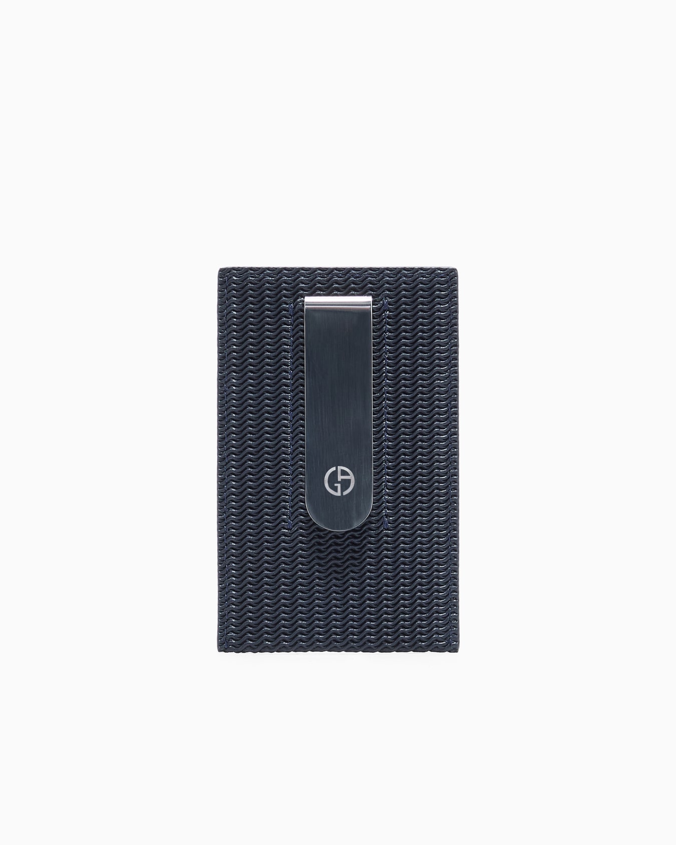 Card holder in embossed leather Slide 1