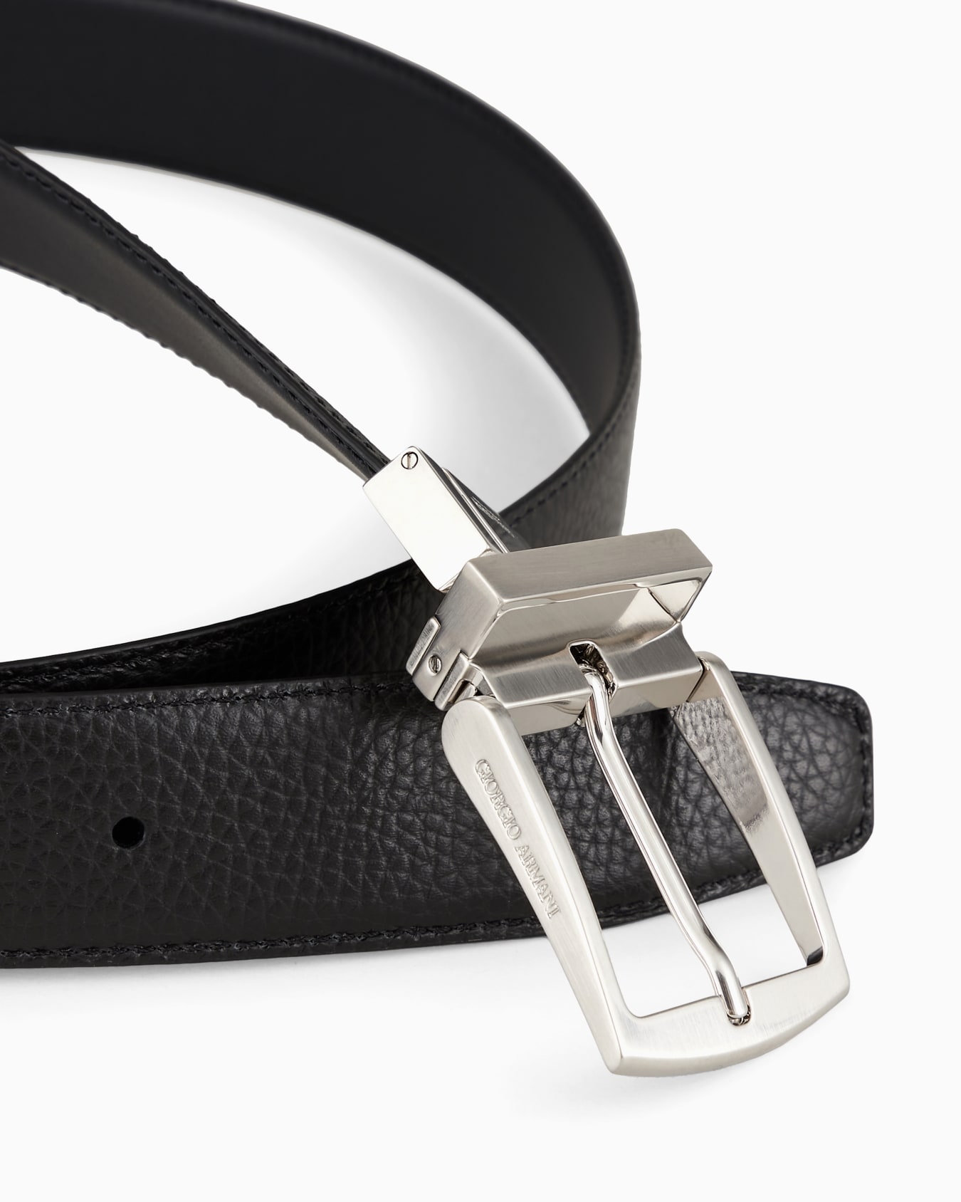 Reversible leather belt Slide 1