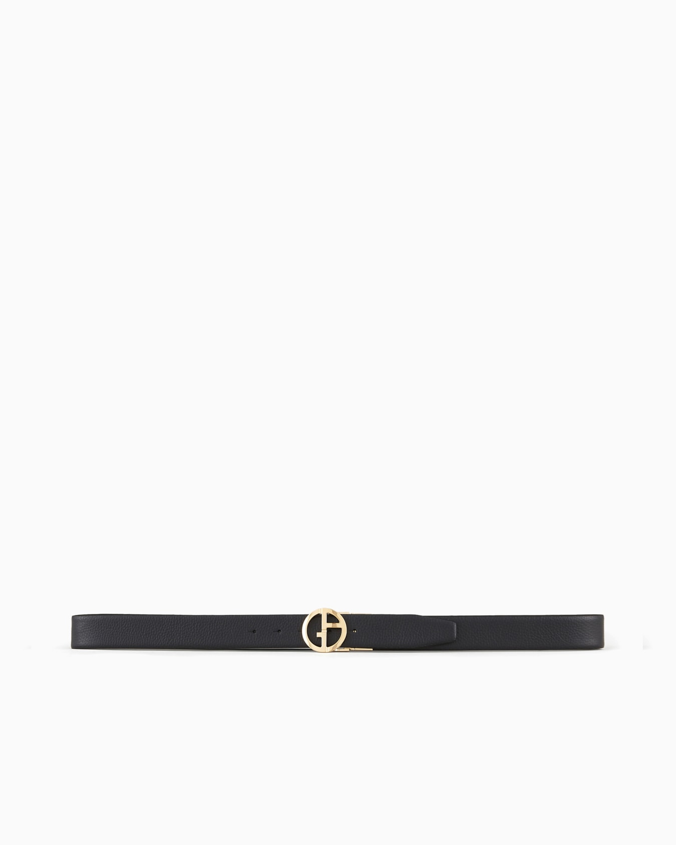Ceinture réversible en cuir bicolore Diapositive 2