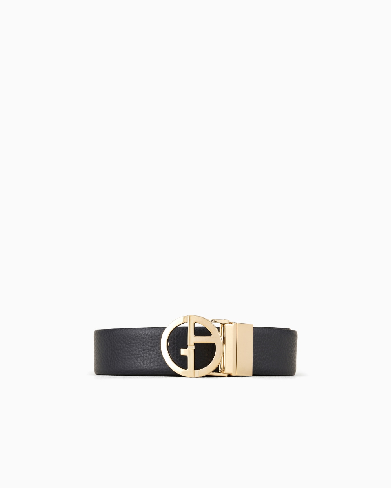 Ceinture réversible en cuir bicolore Diapositive 0