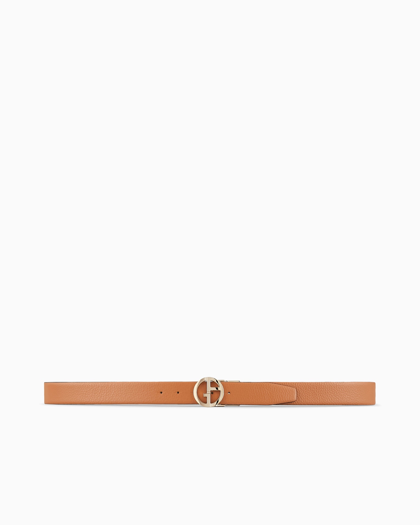 Cinturón reversible de piel bicolor Diapositiva 2