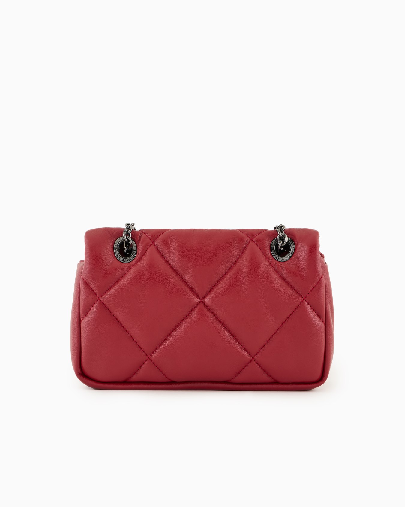 Quilted nappa leather-effect shopper bag with flap Slide 2