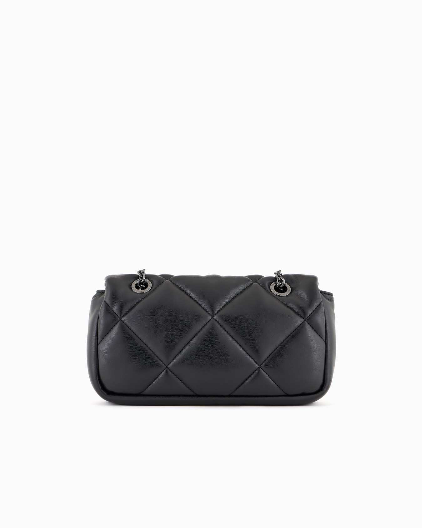 Quilted nappa leather-effect mini bag with flap Slide 2