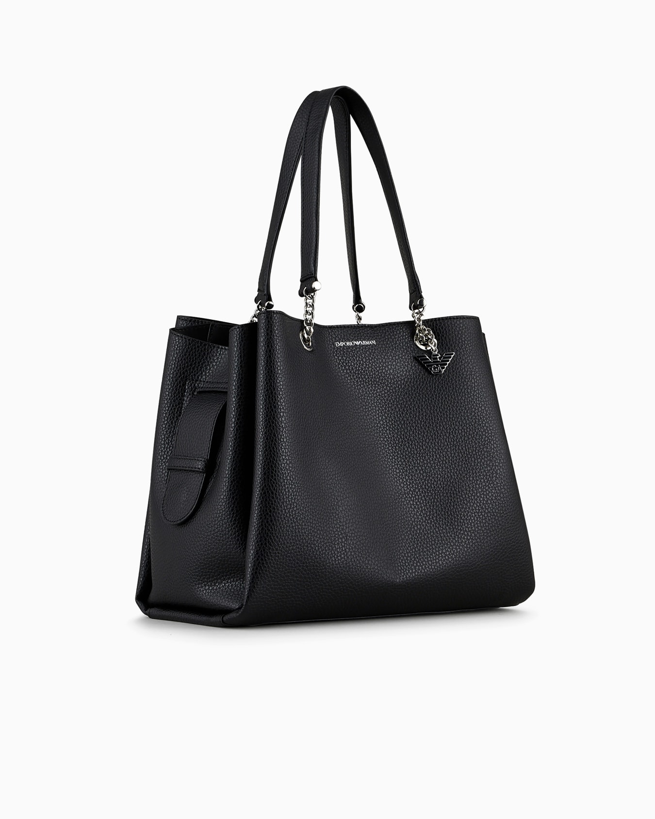 Palmellato leather-effect shopper bag with eagle charm Slide 1