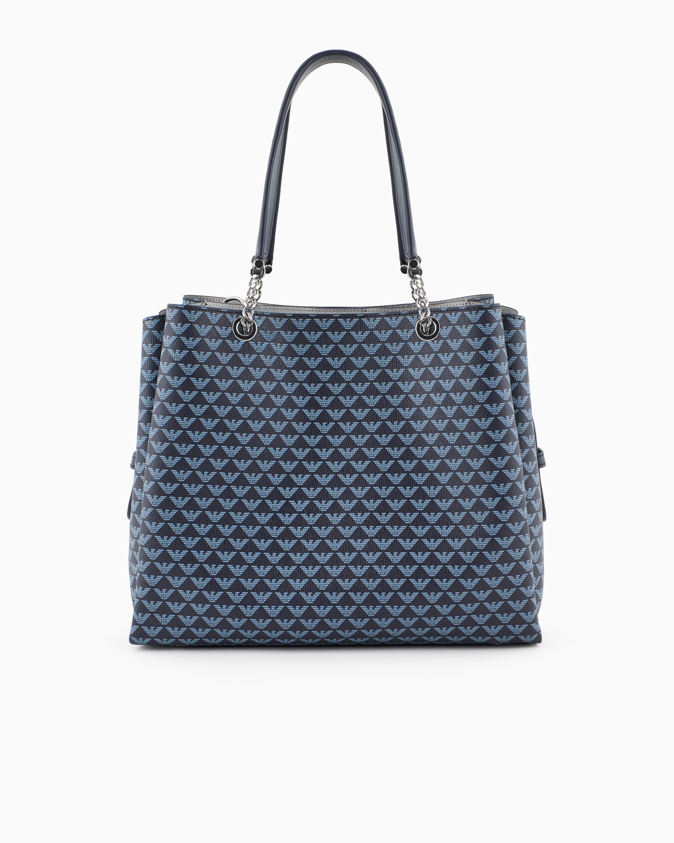 All-over eagle shopper bag with eagle charm Slide 2
