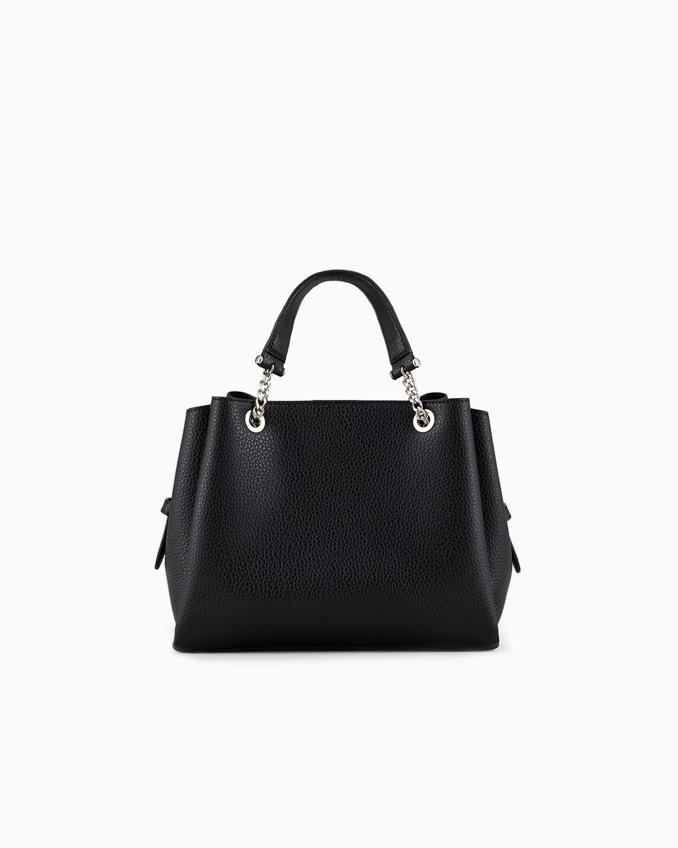 Palmellato leather-effect handbag with eagle charm Slide 2