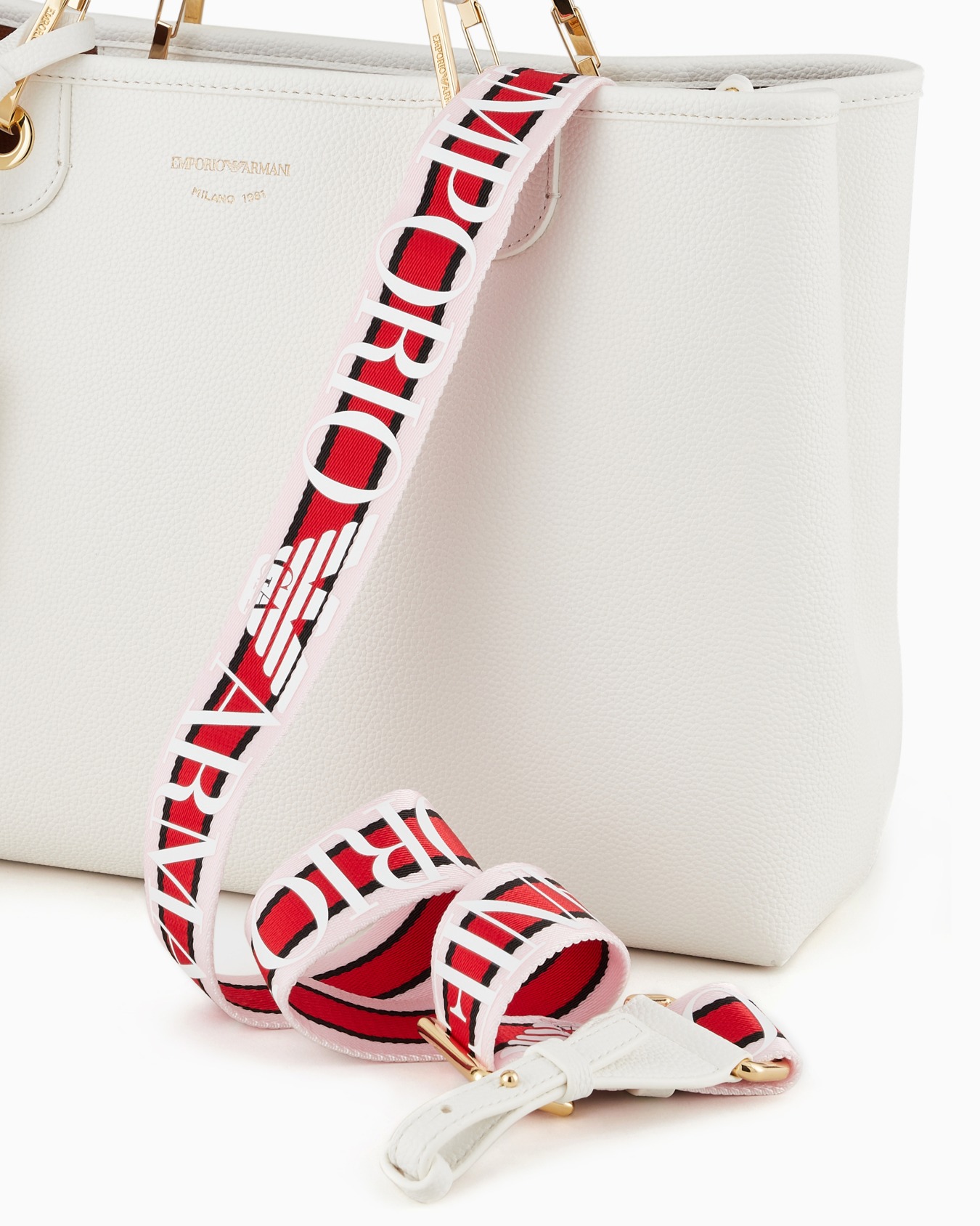 Medium MyEA shopper bag with deer print Slide 4