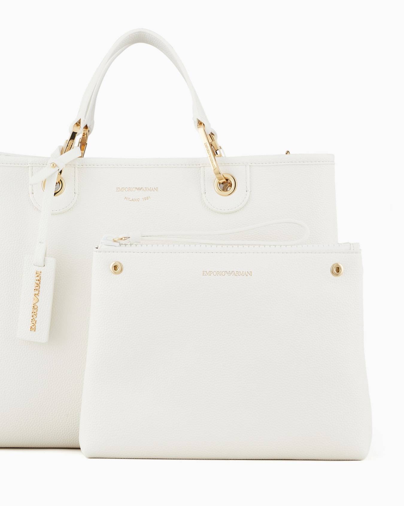 Medium MyEA shopper bag with deer print Slide 5