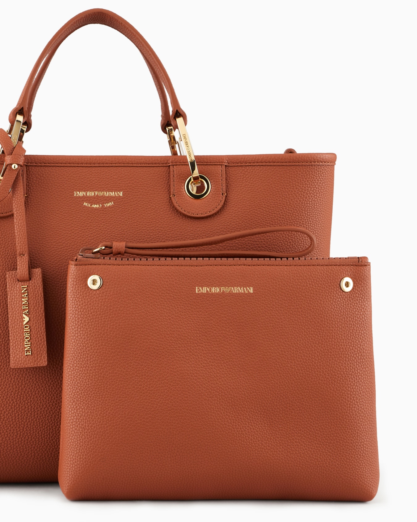 Medium MyEA shopper bag with deer print Slide 5