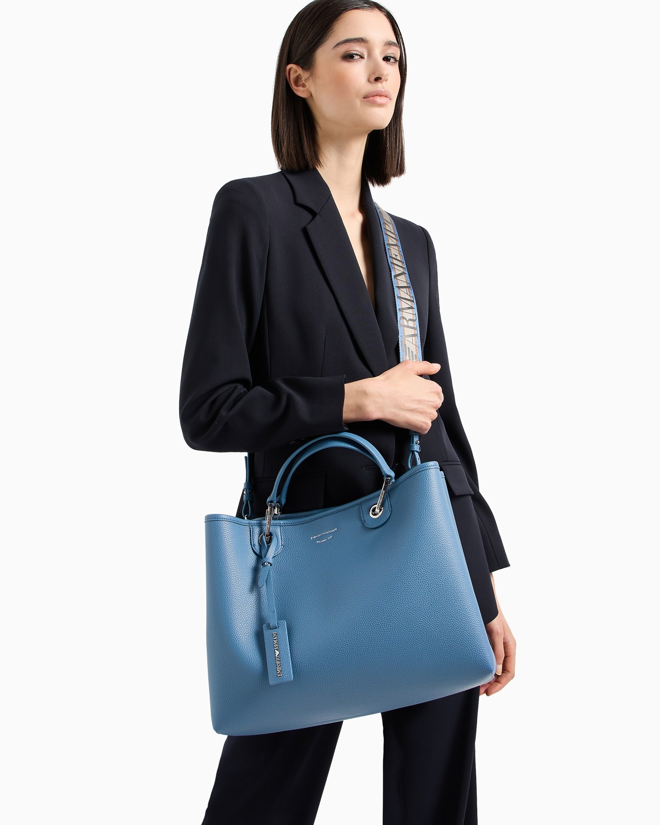 Medium MyEA shopper bag with deer print Slide 7