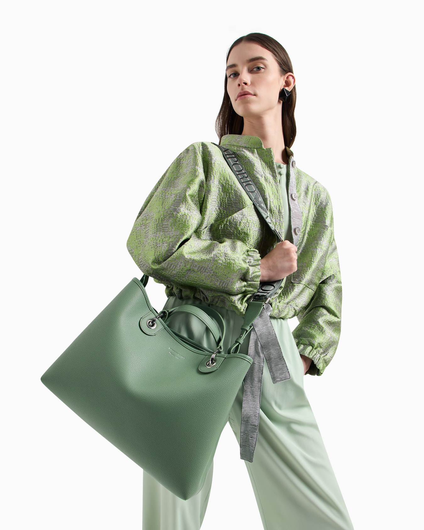 Medium MyEA shopper bag with deer print Slide 7