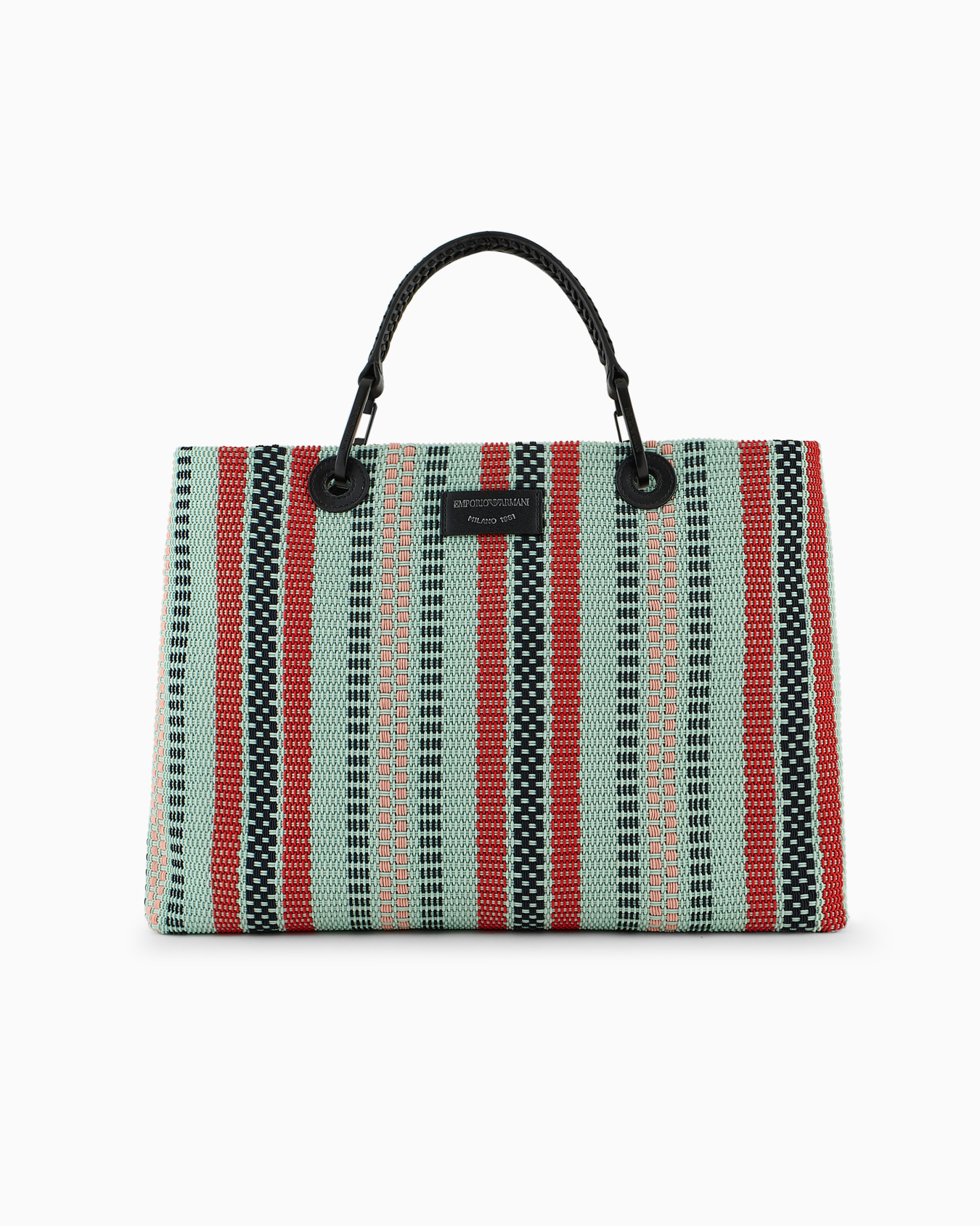 MyEA medium basketweave shopper bag Slide 0