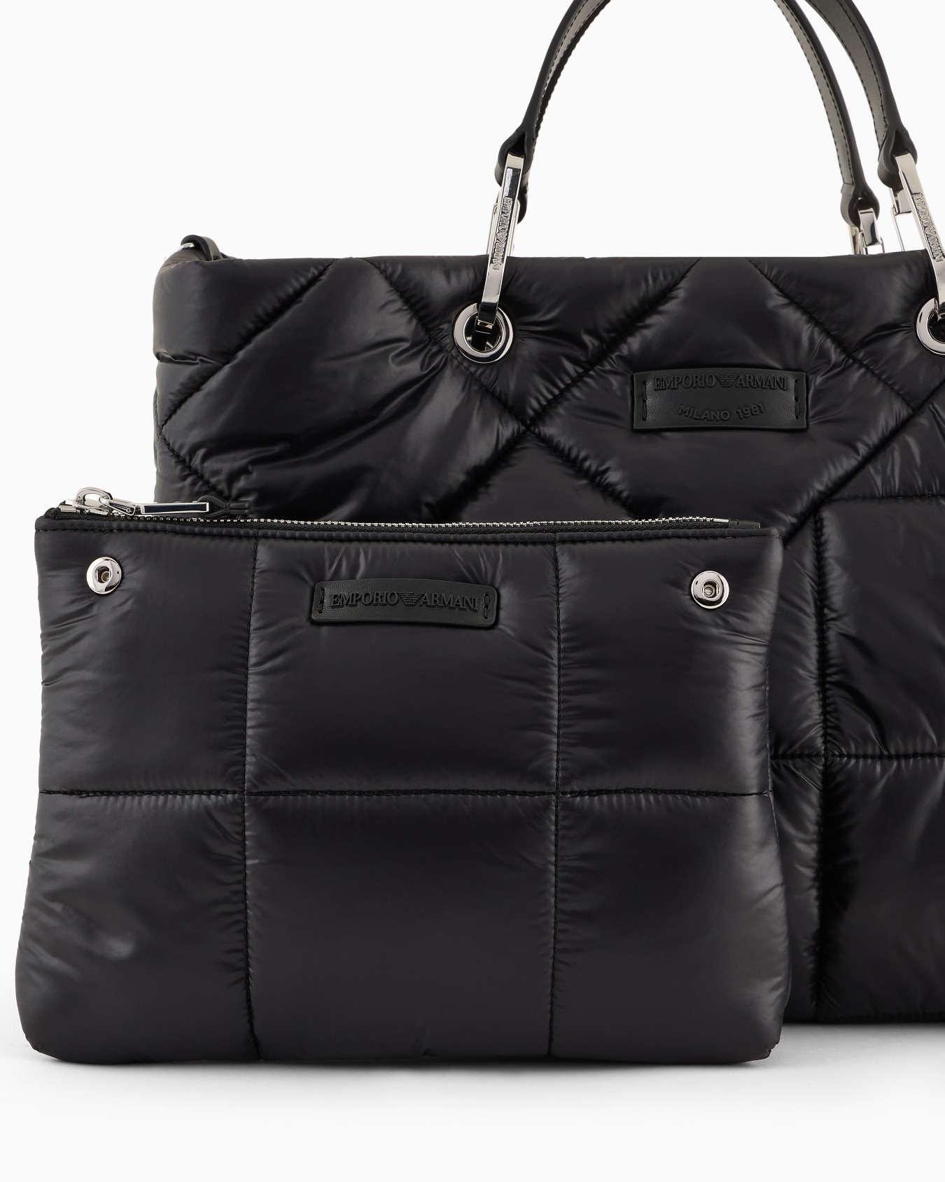 Medium MyEA shopper bag in quilted nylon Slide 5