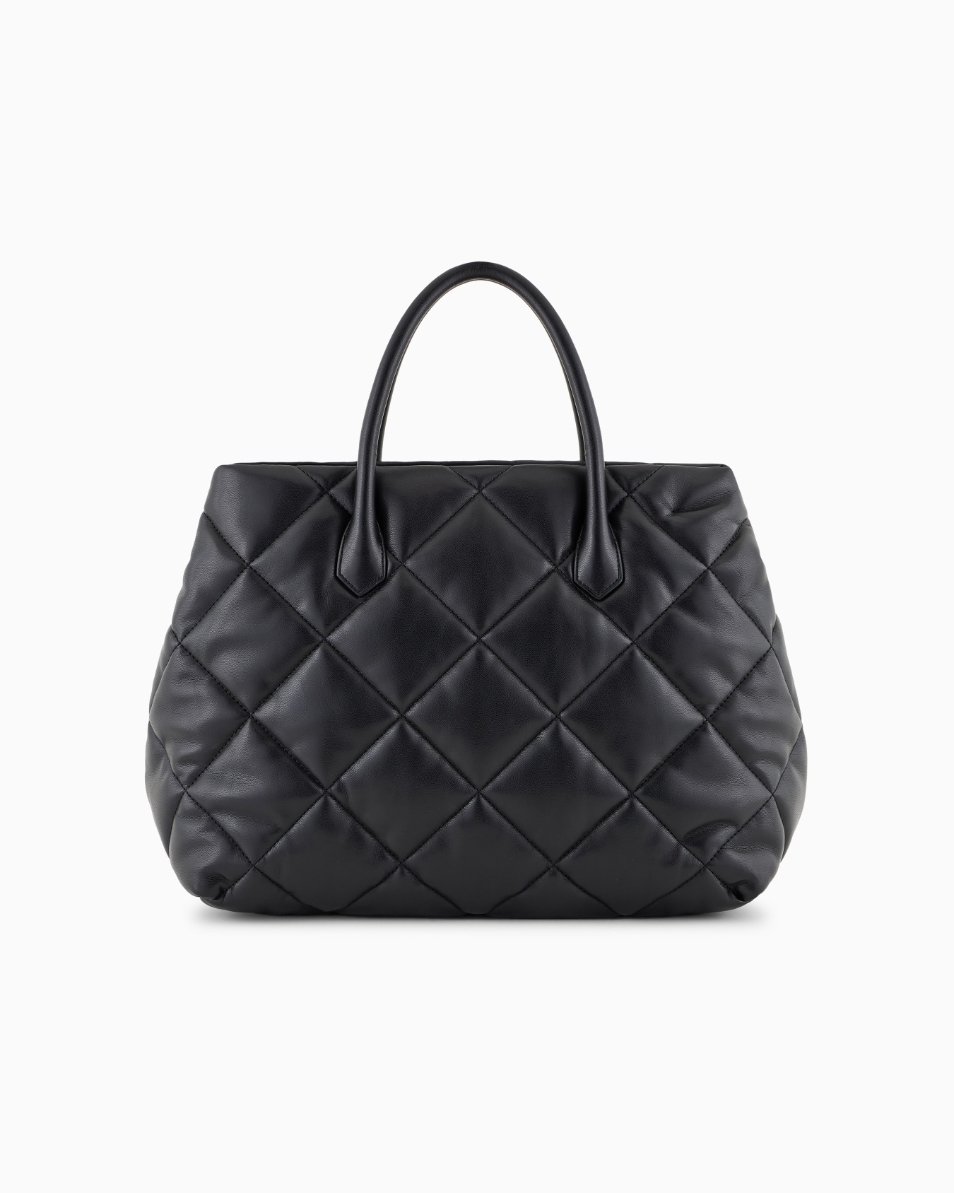 Große Handtasche in gesteppter Nappa-Optik Folie 2