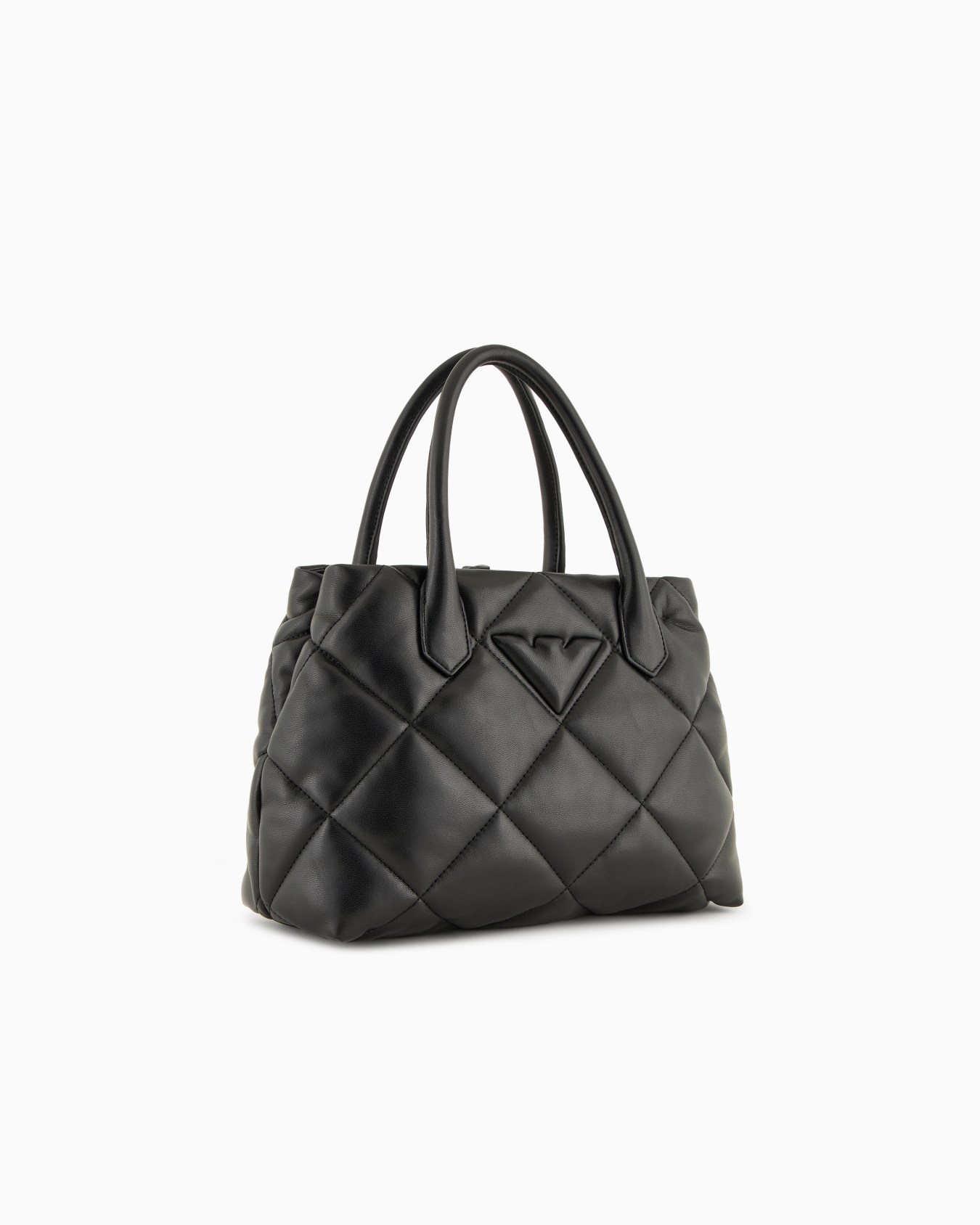 Quilted nappa leather-effect medium handbag Slide 1