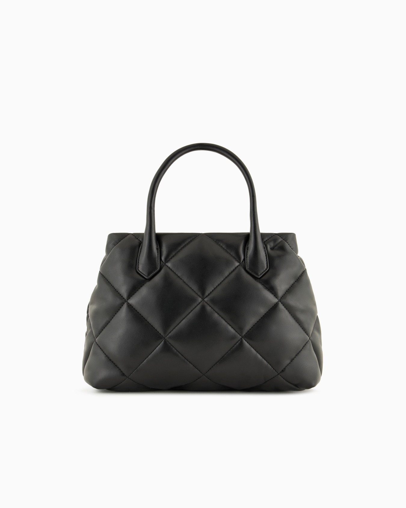 Quilted nappa leather-effect medium handbag Slide 2