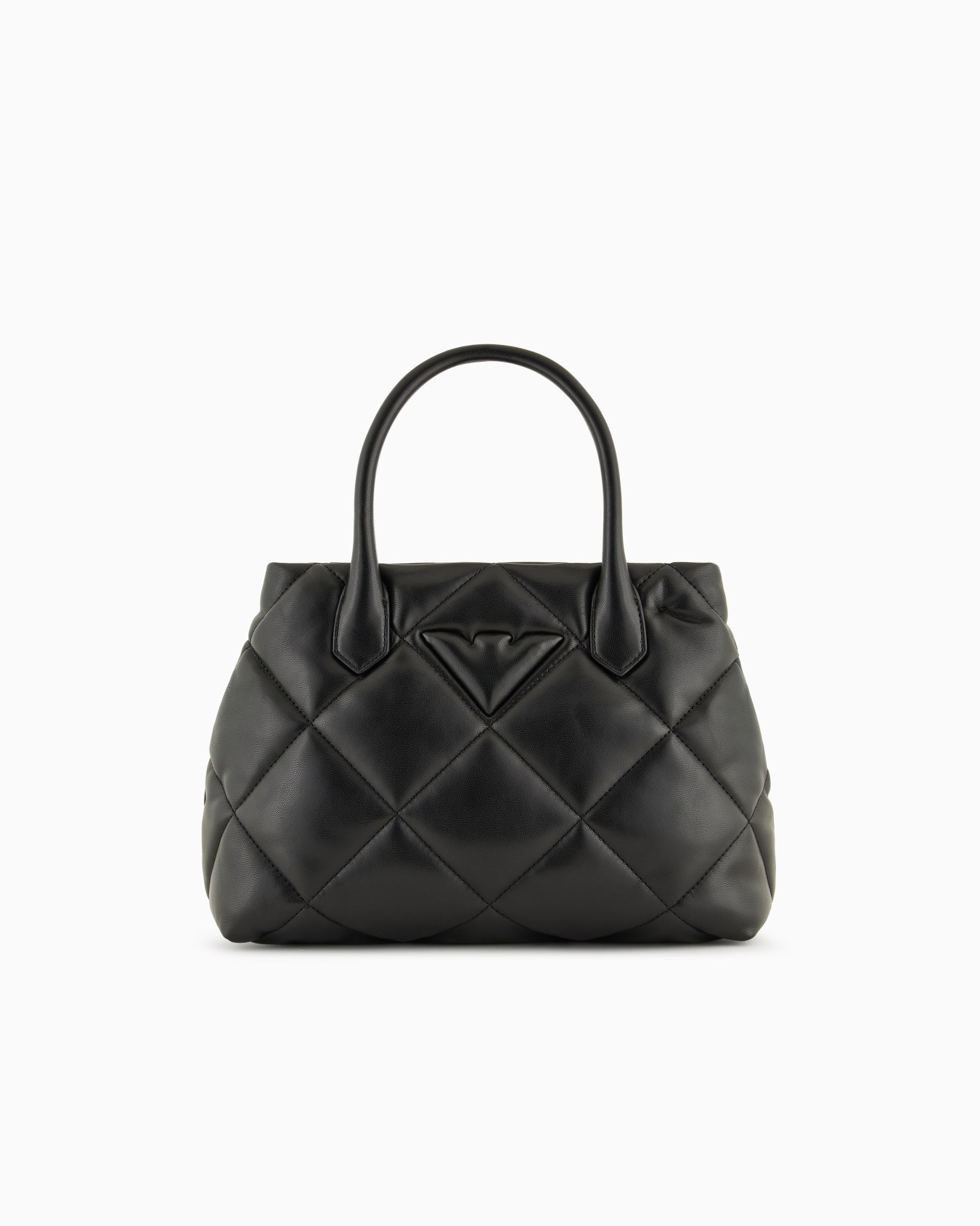 Quilted nappa leather-effect medium handbag Slide 0