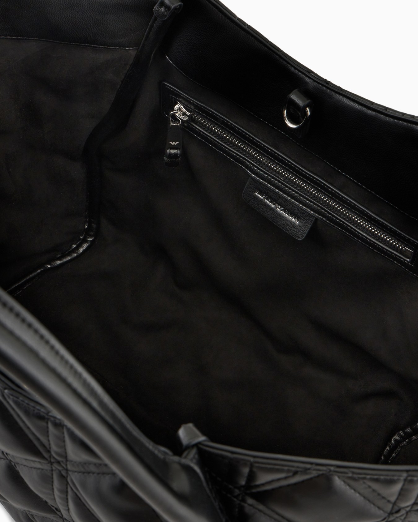 Bolso shopper efecto napa acolchada Diapositiva 3