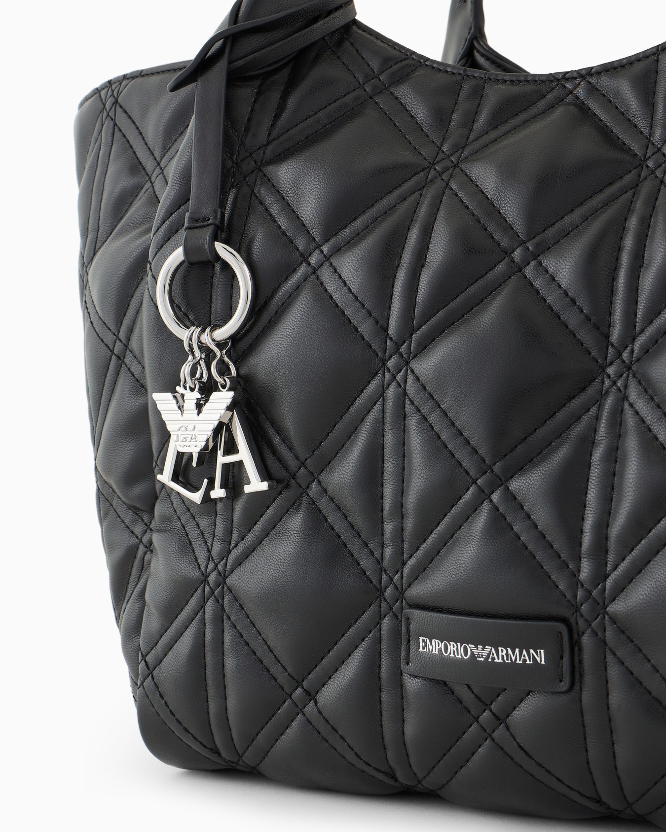 Bolso shopper efecto napa acolchada Diapositiva 4