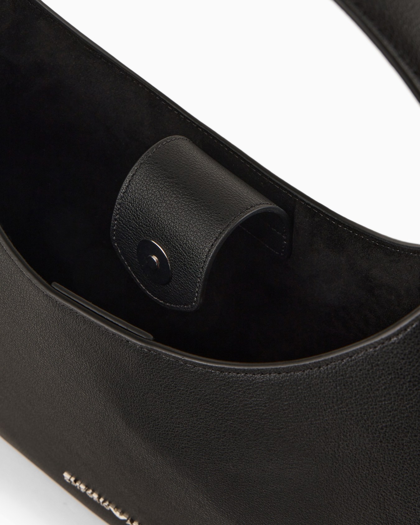ASV micro-grain recycled leather hobo bag Slide 3