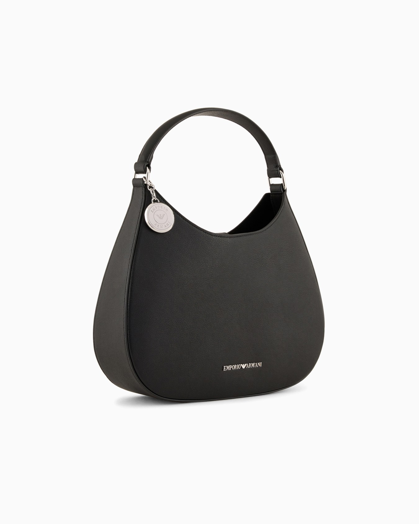 ASV micro-grain recycled leather hobo bag Slide 1